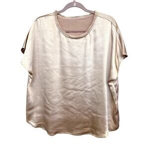 Women's Blush Scoop Neck Blouse Size Large